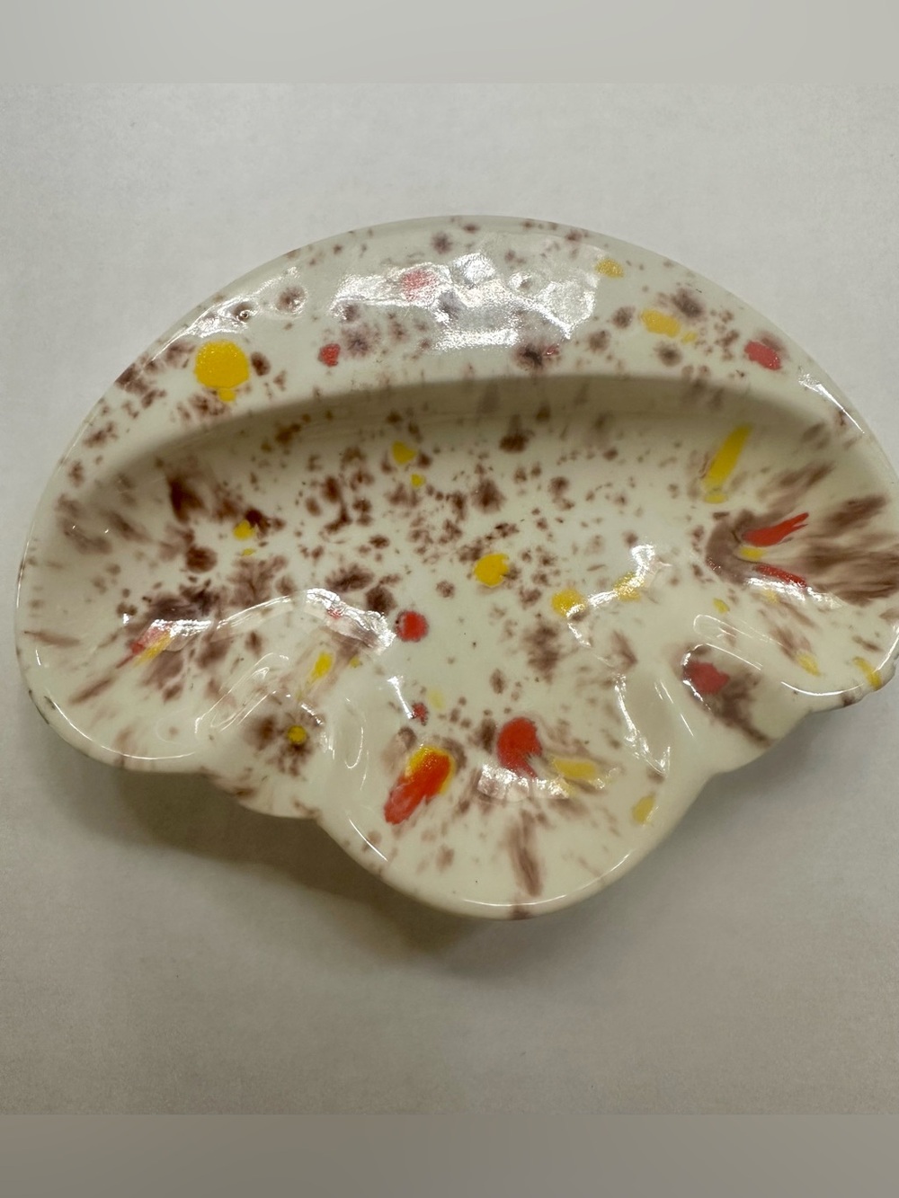 MCM 70’s Ceramic Hand Glazed Ashtray or Trinket Dish